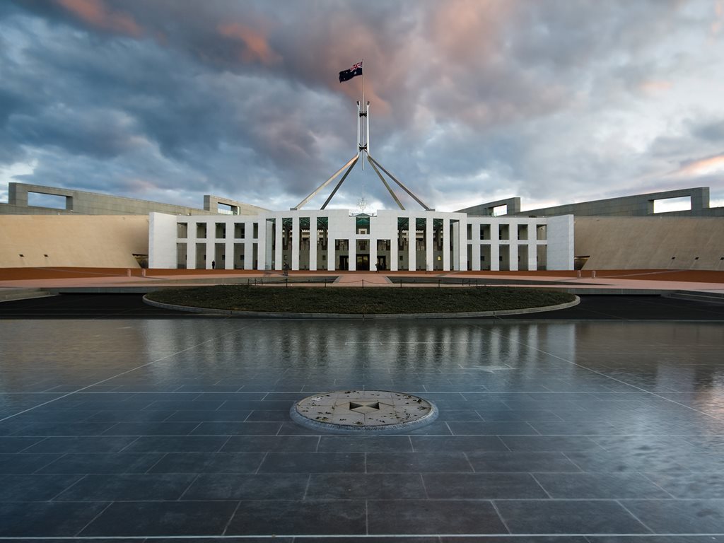 Parliament House is a citadel &mdash; the practices and representations of democracy have been segregated from the community. Image: Wikimedia Commons
