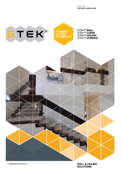 BGC Plasterboard GTEK Wall & Ceiling solutions brochure