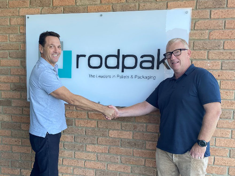 Jim Bindon and Dean Roderick at Rodpak