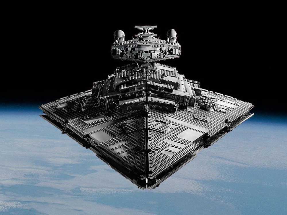 Imperial Star Destroyer from Star Wars (Credit: Lego)