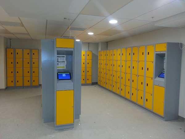 E-lockers allow staff to access a locker using their current staff security card or RFID card, further simplifying use and improving tracking